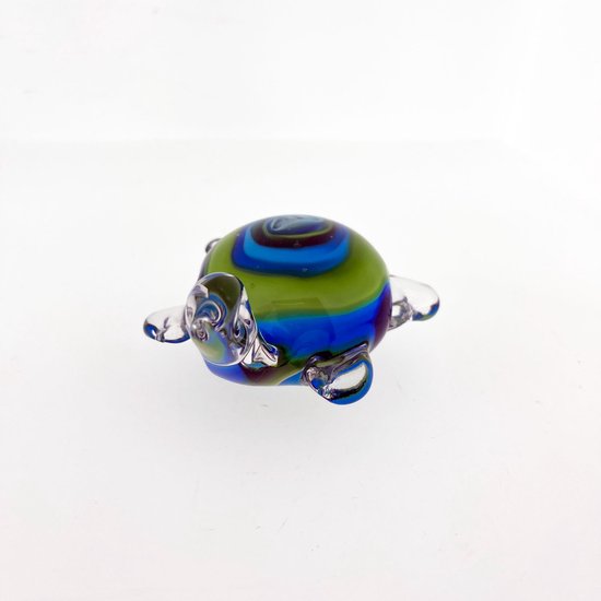 AL - Glaswerk - Kleine Schildpad - Blauw
