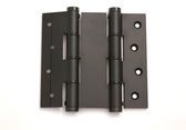 Justor deurveerscharnier dubbelwerkend aluminium zwart, 120 mm lang, dd 40mm