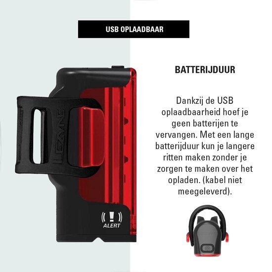 Lezyne Strip Pro AI Alert 400 Rear V2 Rücklicht in one size