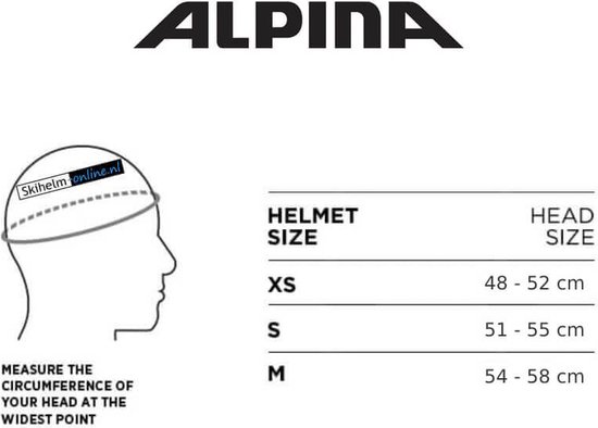 Foto: Alpina pizi junior skihelm blue matt maat 46 51 cm