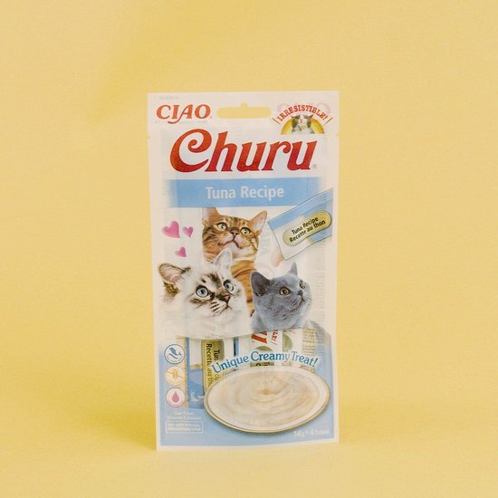 Inaba - Churu tonijn kip purée - 60g - Steck Utrecht