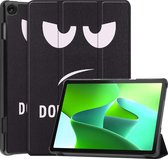 Hoesje Geschikt voor Lenovo Tab M10 (3rd gen) Hoes Case Tablet Hoesje Tri-fold - Hoes Geschikt voor Lenovo Tab M10 (3e gen) Hoesje Hard Cover Bookcase Hoes - Don't Touch Me