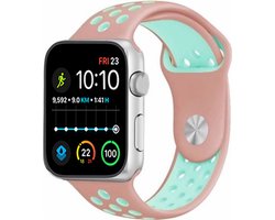 Royal Supplies RF-93 - Smartwatch - Smartwatch Dames - Smartwatch Heren - Screenprotector- Roze/lichtblauw