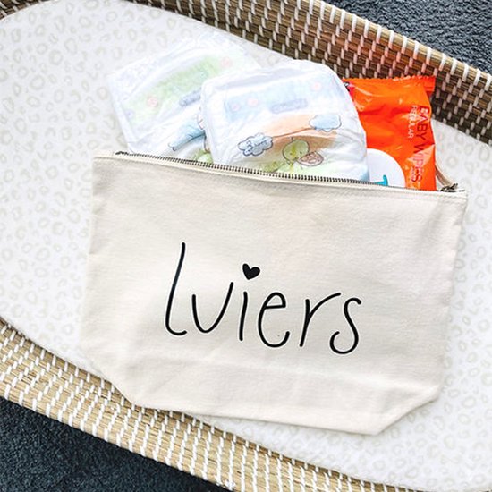 Bewaaretui - Organizer - Set van 3 - etui - Luiertas - Mommybag - Baby - Opbergtas - Katoen - Naturel - Kraamcadeau - Reserve Kleertjes - Luieres - Tussendoortjes — afbeelding 2