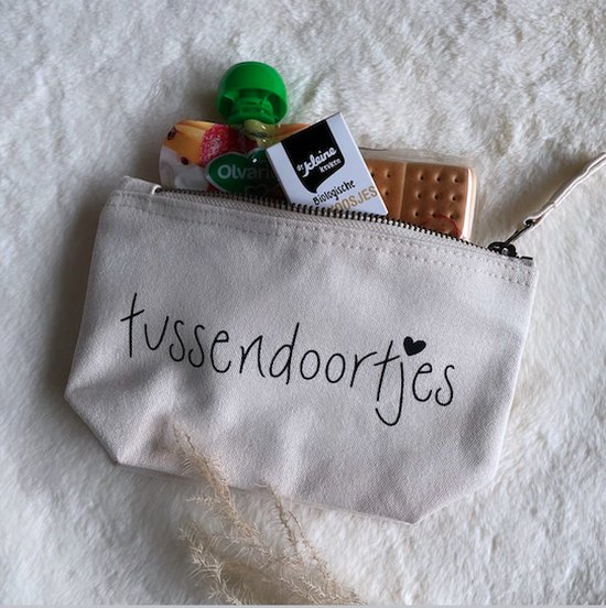 Bewaaretui - Organizer - Set van 3 - etui - Luiertas - Mommybag - Baby - Opbergtas - Katoen - Naturel - Kraamcadeau - Reserve Kleertjes - Luieres - Tussendoortjes — afbeelding 4