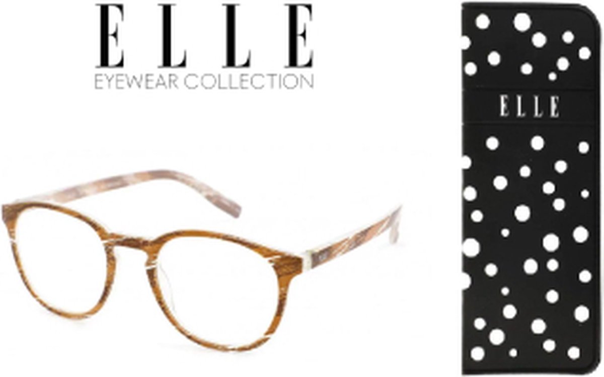 Leesbril Elle Eyewear EL15933-Bruin Elle-+3.00