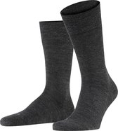 FALKE Sensitive Berlin comfort band, geschikt voor diabetici katoen merinowol duurzaam sokken heren grijs - Maat 43-46