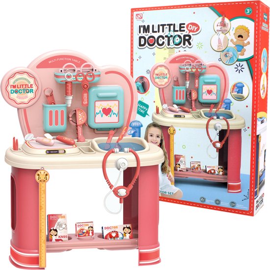 Speelset-dokter-little doctor-kids docter kit-speelgoed-dokterset