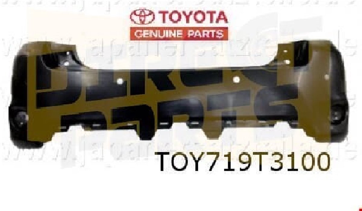 Toyota Auris (1/10-) (5-drs) achterbumper (bij PDC) (te spuiten) Origineel! 5215902975