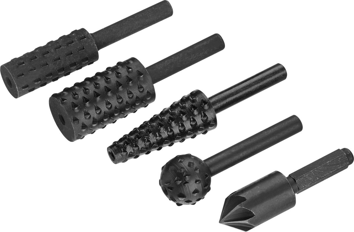 IRWIN Rasp Set 5PCS, 4 raspen en verzinkboor