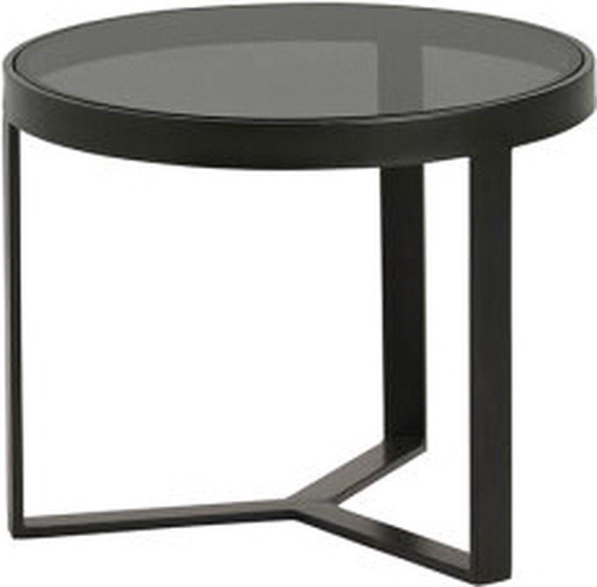 Lazio bijzettafel glas Ø50