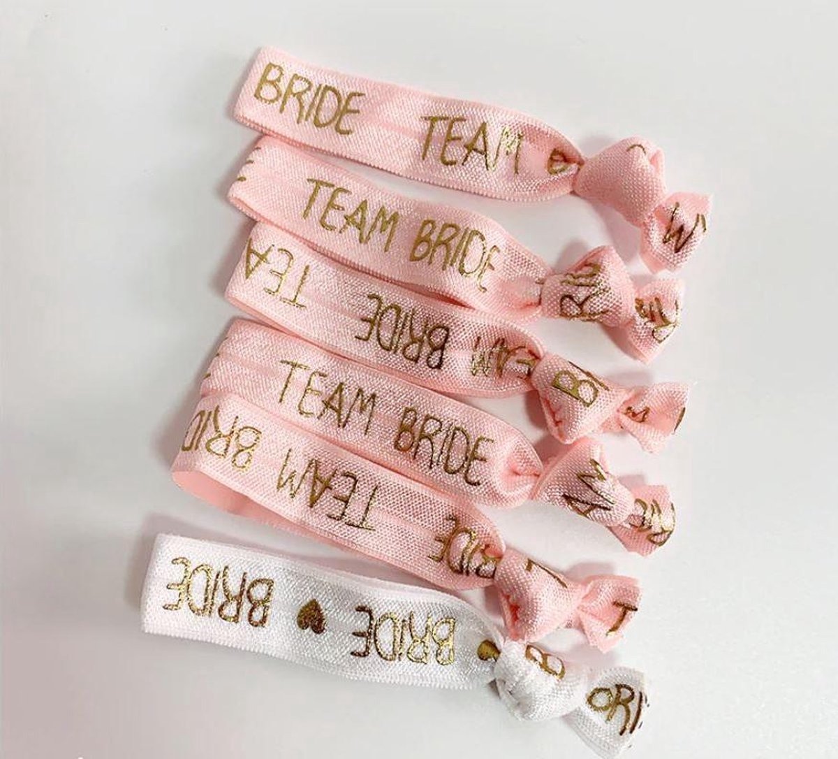 Vrijgezellenfeest vrouw - Festival Armbandjes - Team Bride Armbanden- Bride to Be - 11 Delige Vrijgezellenfeest Armbanden Set - Vrijgezellenfeest Decoratie - Armband/Festival Bandje - Themafeest - Bachelorette Party — afbeelding 3