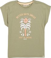 GARCIA T-Shirt Filles Vert - Taille 104/110