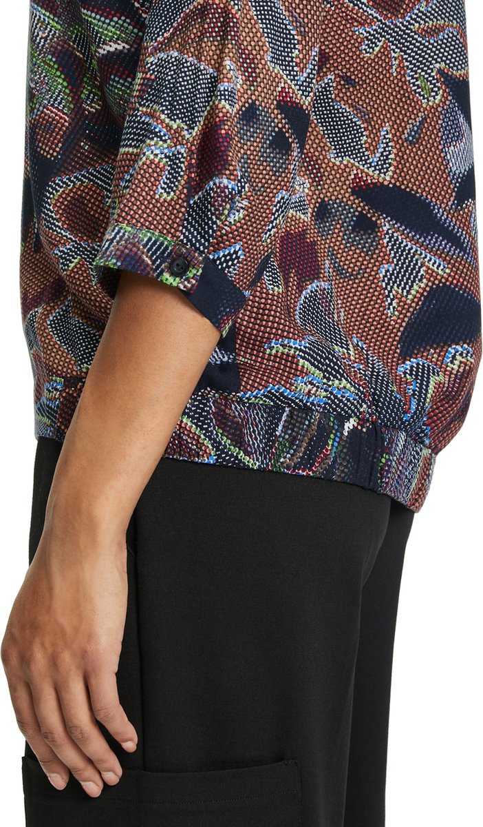 BETTY BARCLAY - Bloes 3/4 mouw - Maat 36 - Vrouwen - 8876 Dark Blue/ - Viscose
