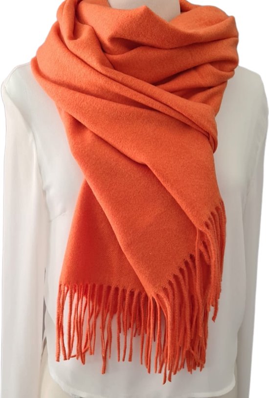 Mooie Langwerpig Sjaal Oranje | Cashmere zachte sjaal 70x 200 CM- Youhomy accessoires Dames- Heren Unisex sjaal - Omslagdoek voor vrouwen- seizoen winter| Cadeaus | Sinterklaas| Kerstdagen| Verjaardagen| Feestdagen| BLACK FRIDAY PRIJS Voordeel