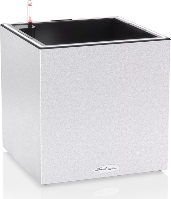 LECHUZA CUBE Premium 40 scharlakenrood hoogglans 16367