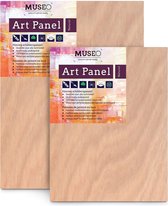 Museo Art Panel Natural - Panneau de peintre en bois - 30x40cm - 30mm