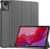 Case2go - Tablet hoes geschikt voor Lenovo Tab M11 - Tri-Fold Book Case - Auto/Wake functie - Grijs