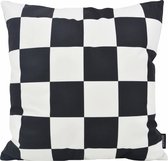 Sierkussen Checker Zwart | 45 x 45 cm | Katoen/Polyester