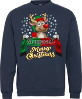 Kersttrui Nijmegen | Foute Kersttrui Dames Heren | Kerstcadeau | NEC supporter | Navy | maat S