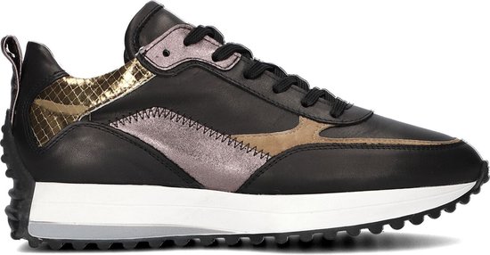 Notre V 05 31 Lage sneakers Leren Sneaker Dames Zwart Maat 38 bol