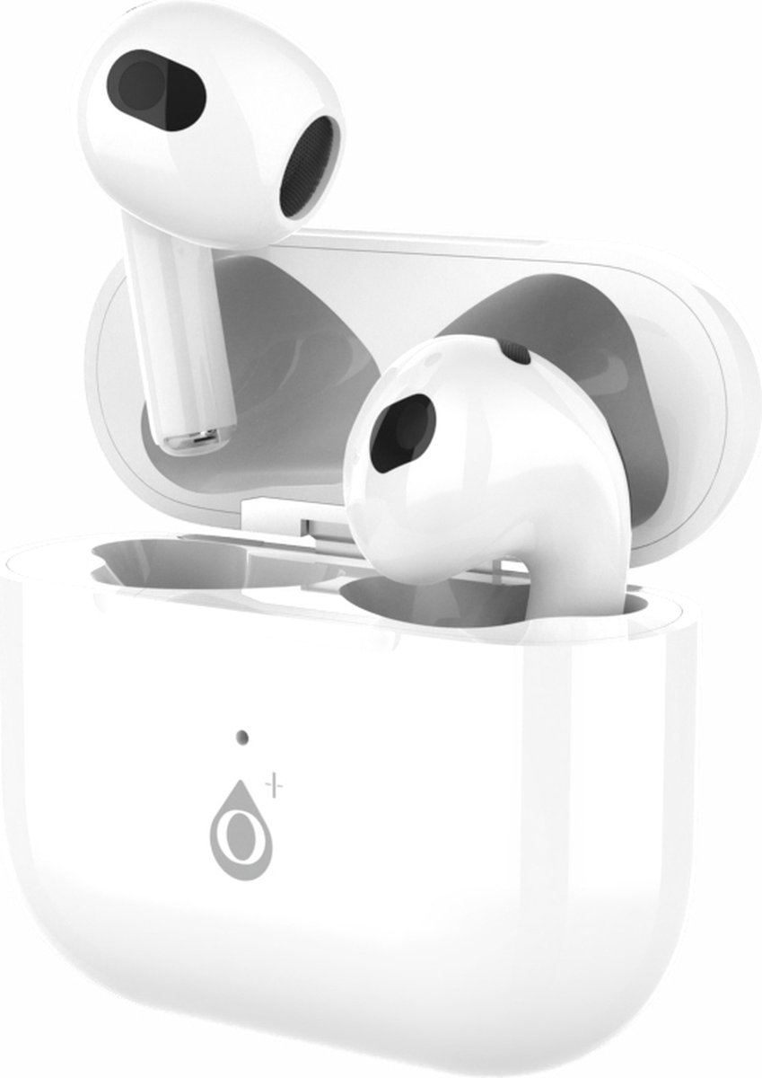 Oordopjes draadloos nieuwe model 2023 NC3191 | Draadloze Oordopjes met Active Noise Cancelling | Bluetooth Oordopjes | Geschikt voor o.a. Apple iPhone en Android - Wit