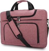Sacoche rose pour ordinateur portable 17 pouces/17,3 pouces – Élégante et fonctionnelle pour le travail, l'université et les voyages d'affaires