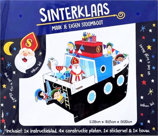 Foto: Sinterklaas maak je eigen stoomboot