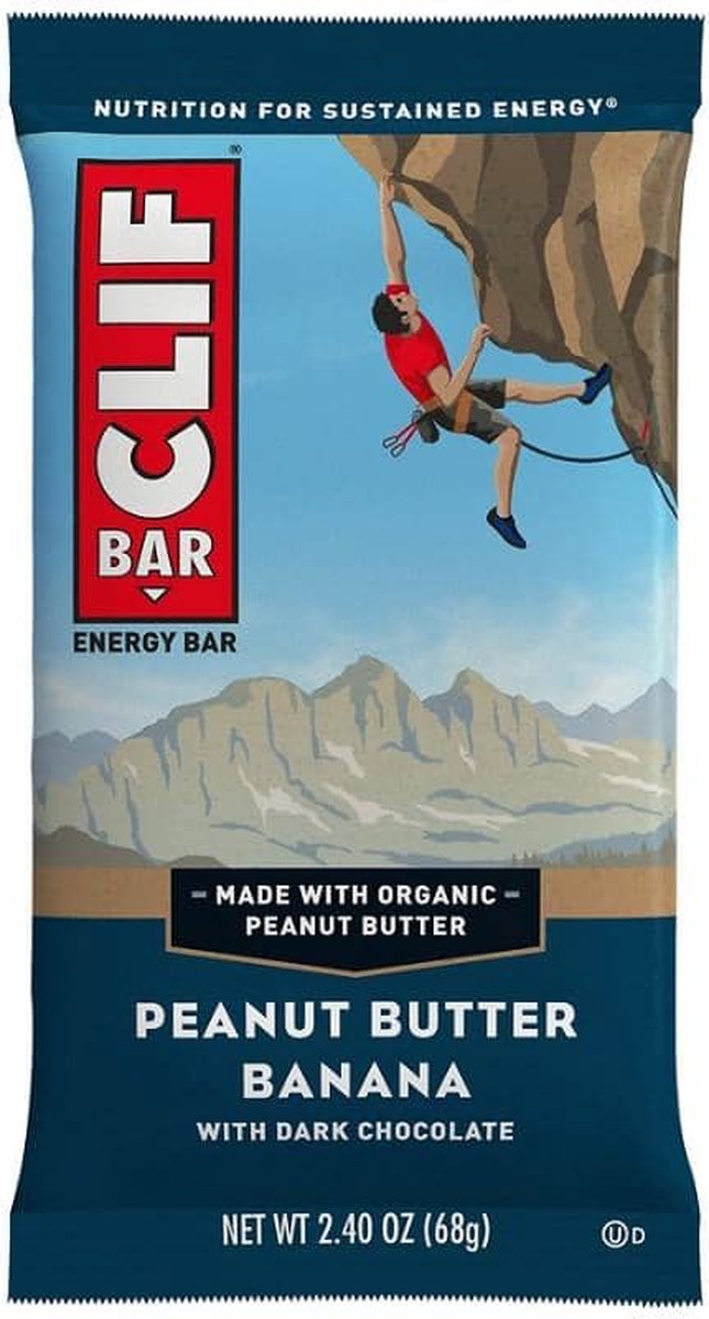 Goedkoopste Clif Bar Energierepen - Energie & Muesli Repen - Chrunchy Peanut Buter Smaak - 816 Gram (12 doseringen