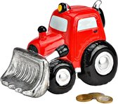 Spaarpot - Tractor - Trekker - Boer - Land - Spaarpot tractor met schep
