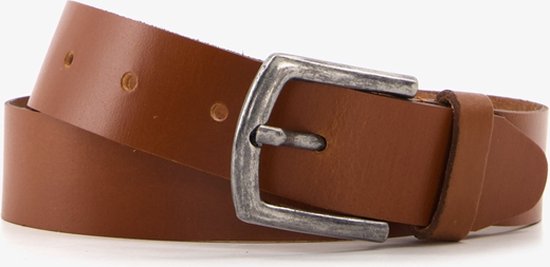 Scapino leren dames riem cognac bruin - Maat 85