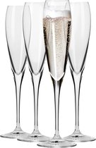 Champagne Glasses 4 x 170 ml | Champagne Glasses | Prosecco Glasses | Wedding Gift | Dishwasher Safe | Crystalline Glass | Lead-Free Glass | Scratch Resistant | Gift Idea