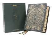 The Jesus Bible Artist Edition, ESV, (With Thumb Tabs to Help Locate the Books of the Bible), Genuine Leather, Calfskin, Green, Limited Edition, Thumb Indexed