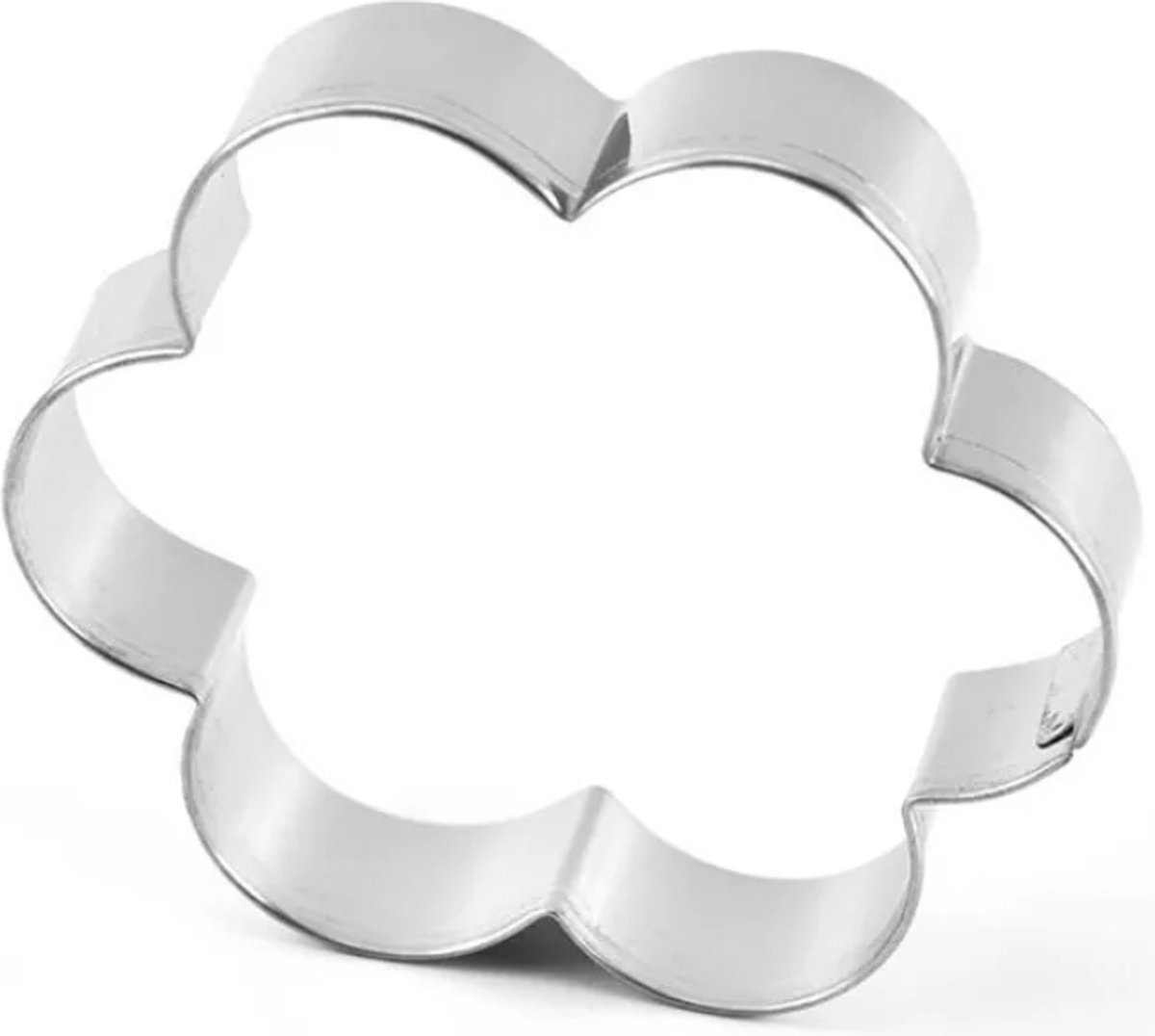Uitsteekvormen set - 5 Bloemen - 3,5 tot 8CM - Bloemen vormen voor uitsteken Koekjesdeeg, Fondant, Klei etc. RVS - Bloemblaadjes — afbeelding 3
