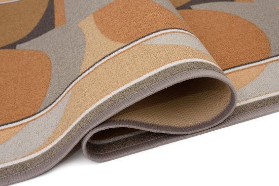 Tapiso – tapis de couloir en caoutchouc antidérapant, marron, Beige, pour couloir, salon, taille 100x300