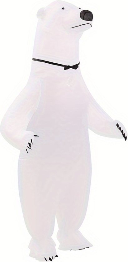 Livano Halloween Outfit - Halloween Kostuum - Pak - Opblaasbaar Kostuum - Costume - Carnaval - Volwassenen - Ijsbeer