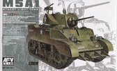 1:35 AFV Club 35161 M5A1 Stuart Light Tank - Late Type Plastic Modelbouwpakket