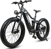 P4B - Elektrische Mountainbike - Elektrische Fiets - Fatbike - Elektrische Fatbike - E bike - Grijs - 1 jaar garantie - Legaal openbare weg