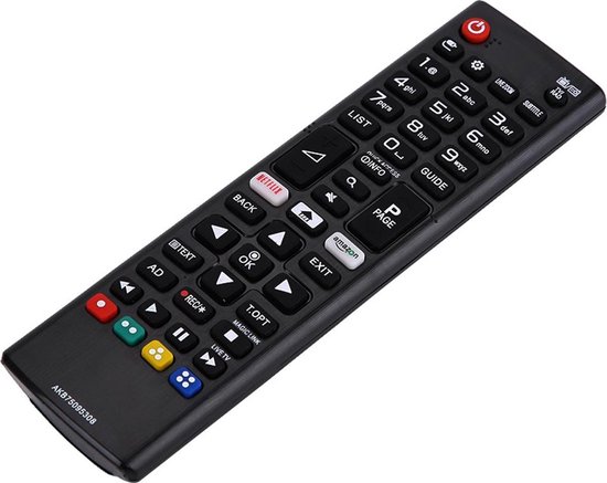 LG Universele afstandsbediening | Afstandsbediening voor LG TV | Zwart | Makkelijk in gebruik - Remotestore