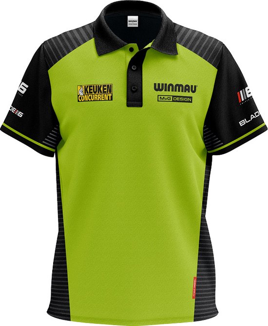 WINMAU - Michael van Gerwen Matchshirt 2024 - Dart Shirt - XL