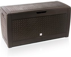 Prosperplast Opbergbox - bruin - kunststof - 310 liter - 119 x 48 x 60 cm