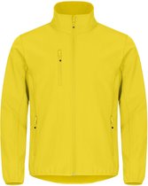 Clique Classic Softshell Jacket Lemon maat S