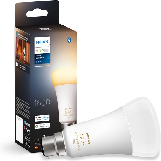 Philips Hue E27 – White Ambiance – 1600lm