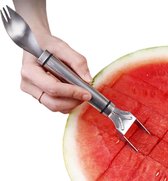 Watermeloen Snijvork | Dual Head Fruitvorken Slicer Cutter Voor Watermeloen En Meloen | Watermeloensnijder En Fruitsnijvork Voor Watermeloen, Meloen En Fruitsalade