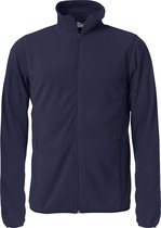 Clique Basic Micro Fleece Jacket Dark Navy maat 3XL