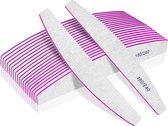 12PCS Nagelvijlsels, 180/240 Nagelvijlsels Voor nagels, Wasbare en Herbruikbare Nagelvijlsels, Dubbelzijdige Nagelvijlsels Voor Nagelstudie en thuis, Professioneel Hechtmateriaal smeerpapier