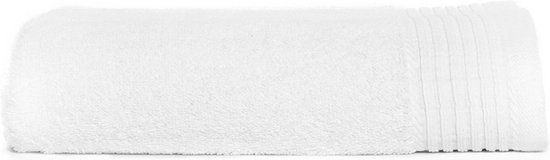 The One Towelling Deluxe handdoek - 60 x 110 cm - Badlaken - Hoge vochtopname - Met ophanglus - 550 gr/m² - 100% Gekamd katoen - Wit