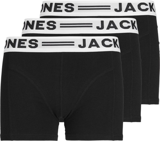 Lot de 3 boxers JACK & JONES JUNIOR pour garçons - Noir - Taille 152
