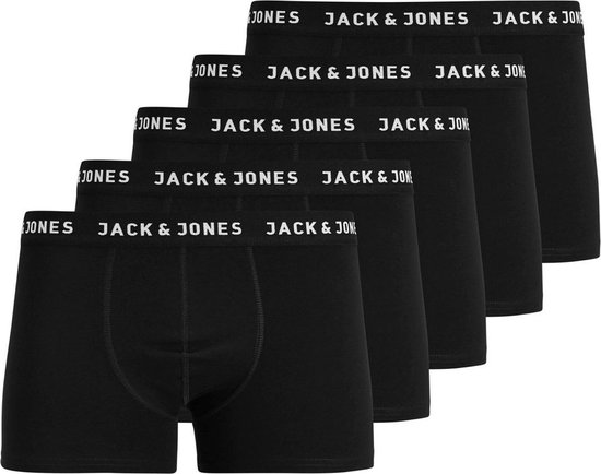 JACK&JONES JUNIOR JACHUEY TRUNKS 5 PACK NOOS JNR Jongens Onderbroek - Maat 128