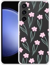 Cazy Case adapté au Samsung Galaxy S23 FE Fleurs Roses